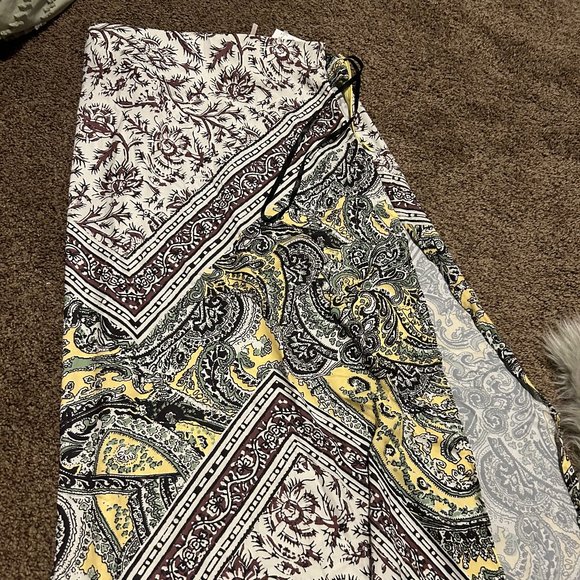 Free People Silk Skirt - Picture 1 of 1
